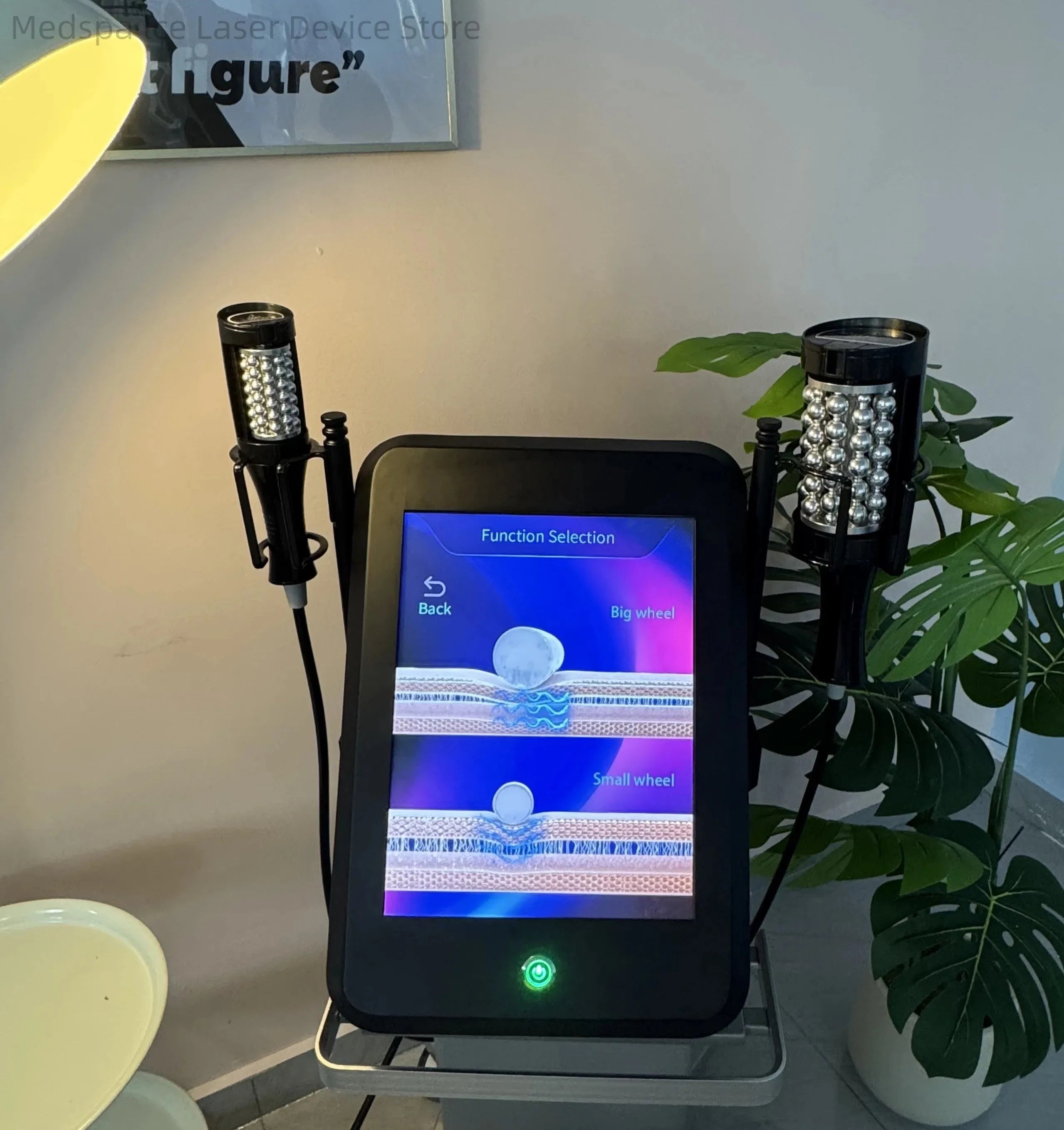 2 in 1 Body Shaping Roller Lymphatic Drainage Cellulite Reduction Weight Loss Massager Therapy Treatment Roller Therapy Machine