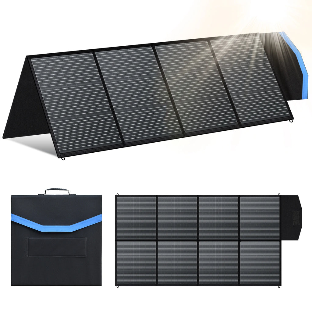 CTOLITY SP400 400Watt Foldable Solar Panel 40V Camping Solar Generator for Power Station Off Grid Outdoor Activities, SUV, RV