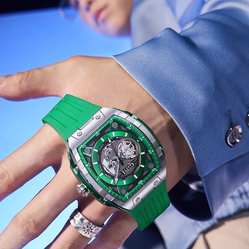 BONEST GATTI men's Watch Fully automatic mechanical type men's watch as a gift for your boyfriend mechanical wristwatch men's wa