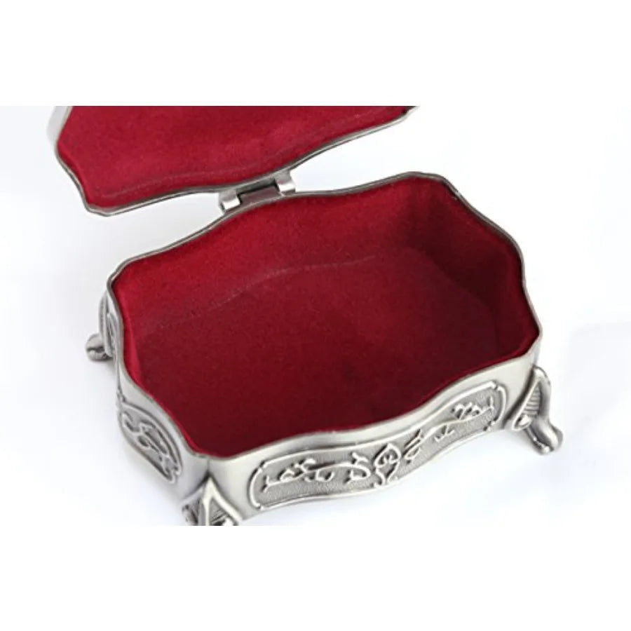 Irish Gifts Claddagh Jewelry Box Large Love Loyalty Friendship Medallion Pewter Made in Ireland