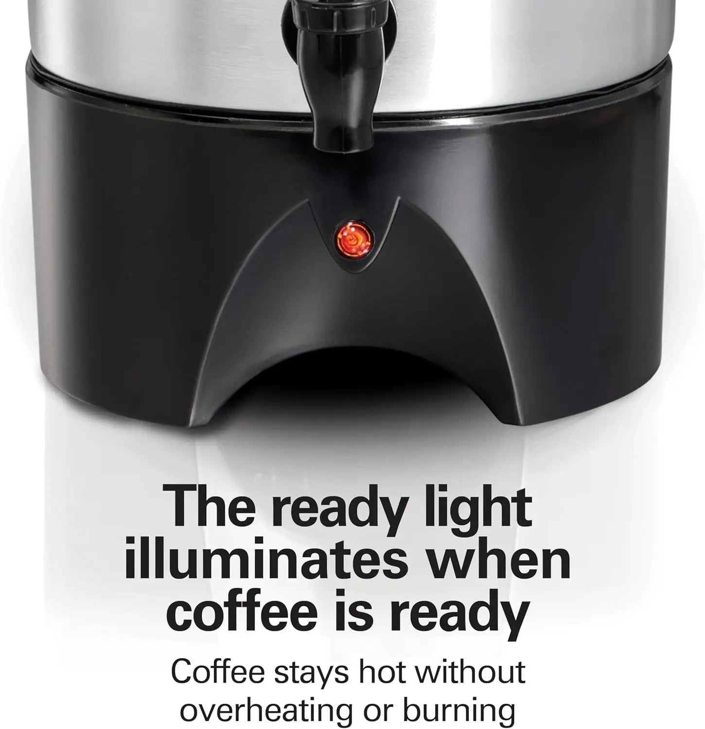 45-Cup Coffee Urn & Hot Beverage Dispenser, Fast Brewing for Large Gatherings