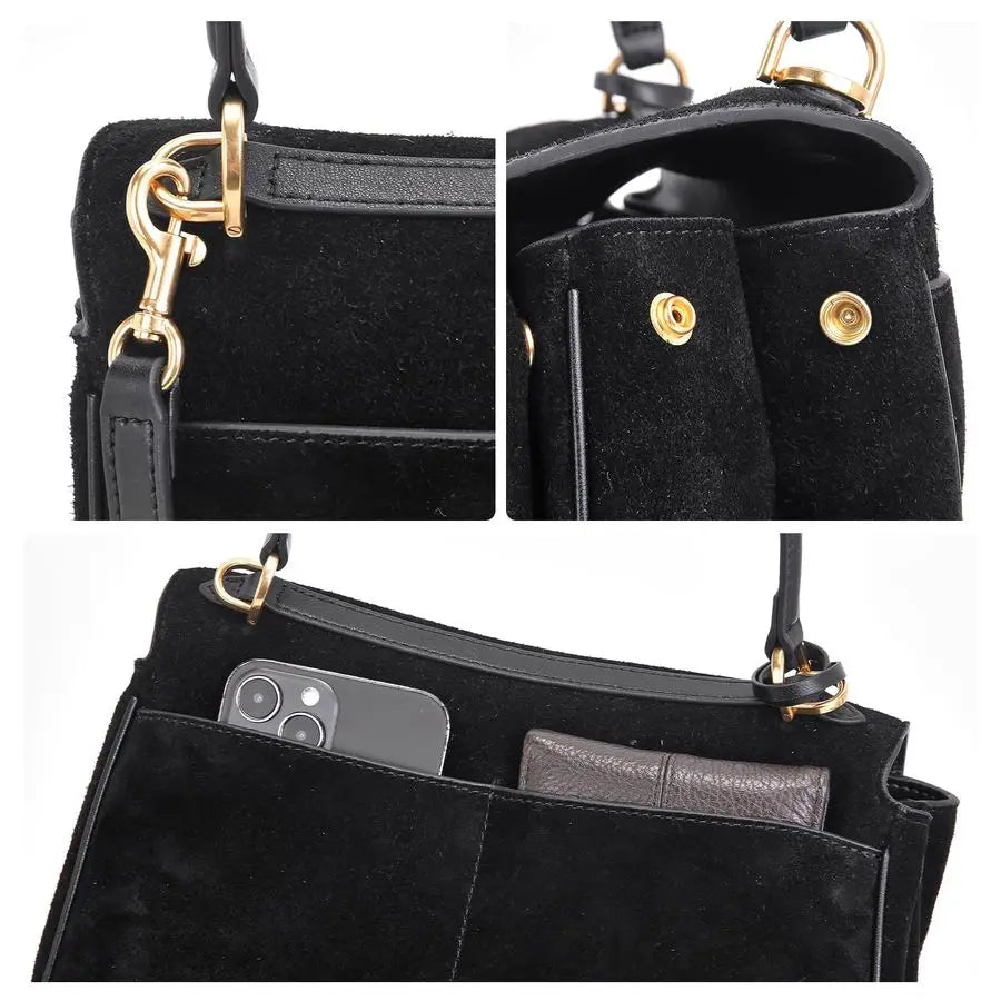 Leather Tote Bag for Women Fashion Shoulder Handbag Ladies Tophandle Satchel Purse for Ladies