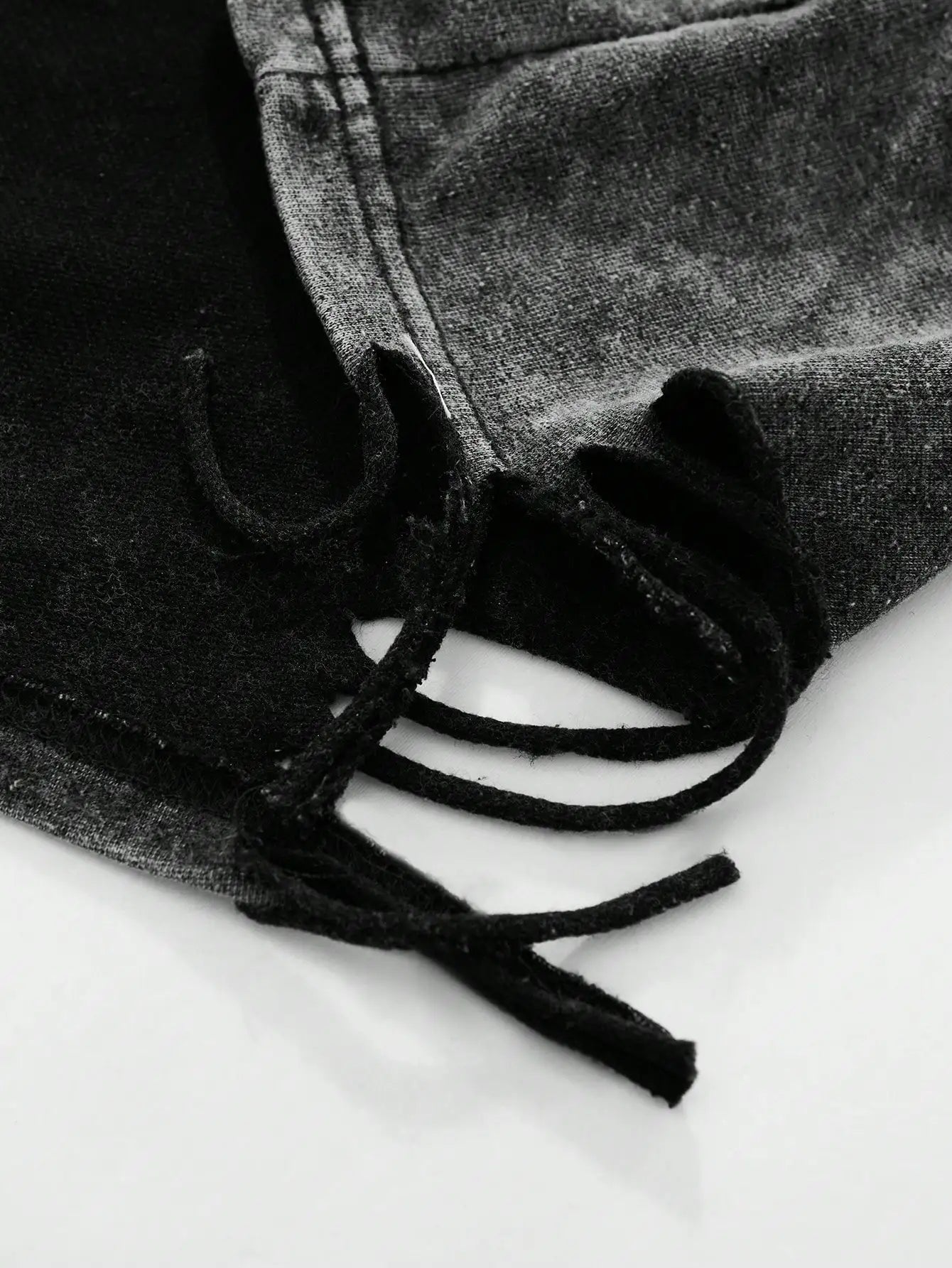 Distressed Black Oversized T-Shirt with 'Dare to Be Different' Print, Loose Fit Casual Streetwear