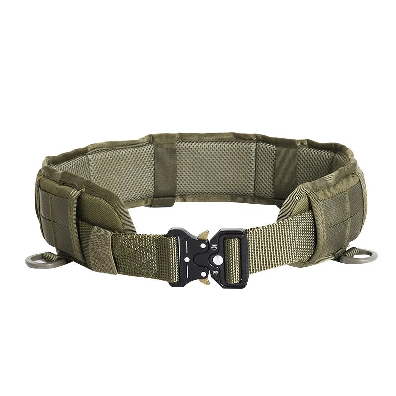 Men's Outdoor Hunting Tactical Belt Multi-Function Buckle Nylon Belt High Quality Outdoors Sport Canvas Belt