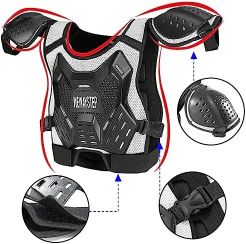 Safe Kids Dirt Bike Cover with Pads & Armor Vest for Protection  

Optimized SEO: kids dirt bike safety gear, protective cover,