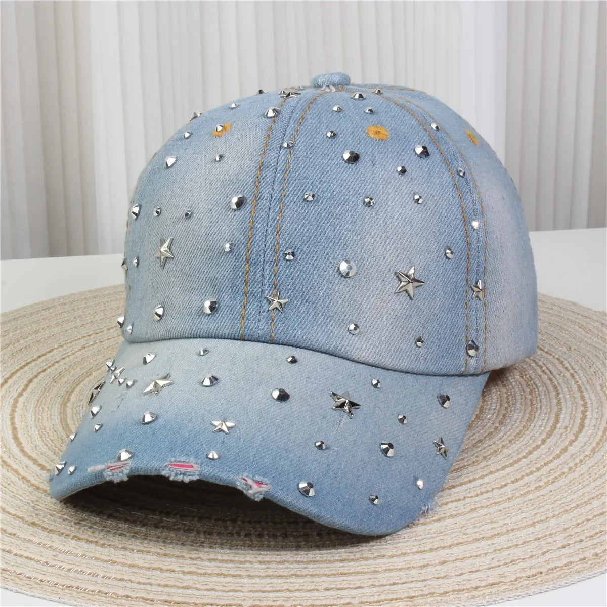 Wholesale Denim Baseball Caps Bling Rhinestone "TAKE ""LOVE" Heart  Snapback Hat A Dozen 12 pieces Mixed order