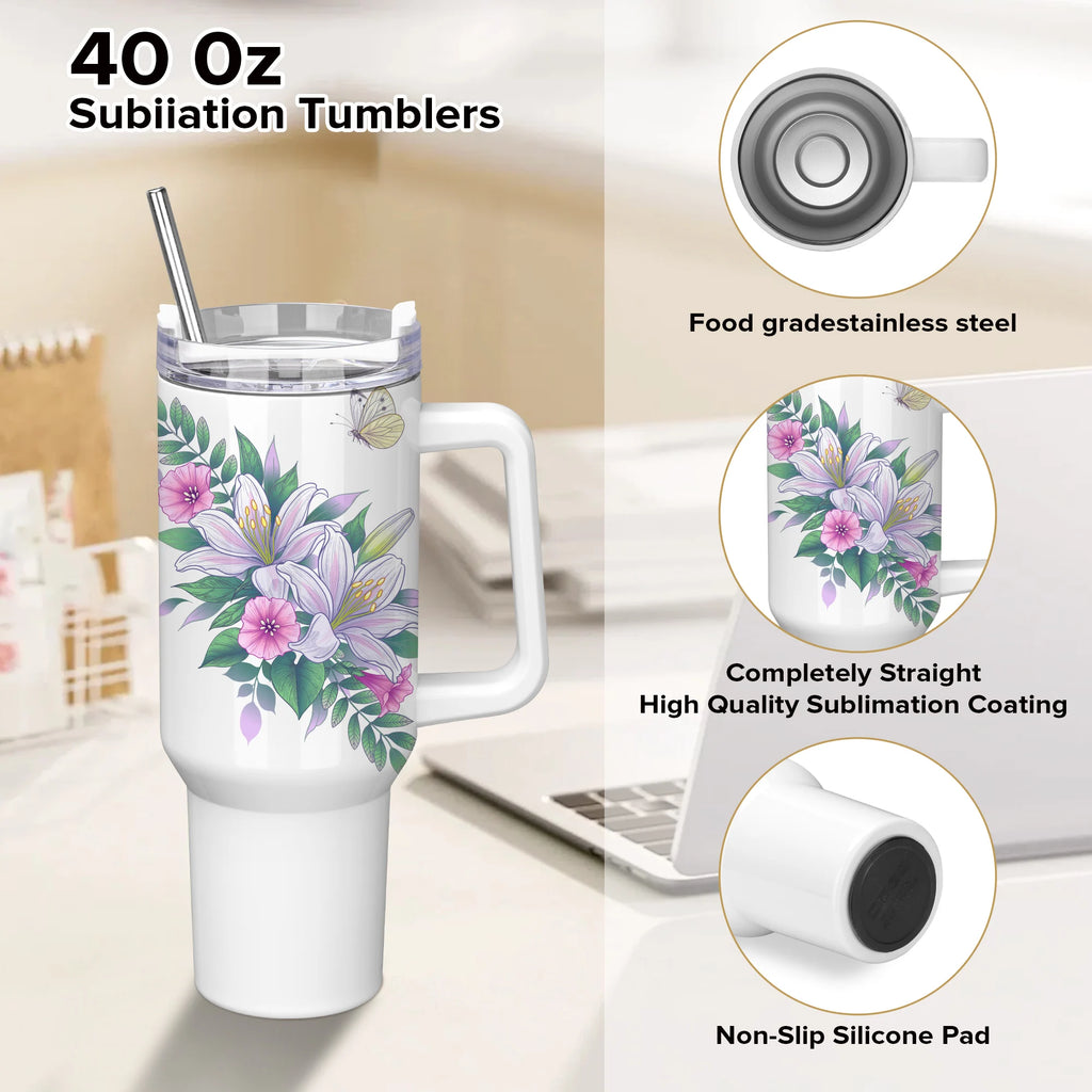 12Pack Sublimation Tumblers,40 OZ Stainless Steel Double Insulated Water Bottle,for Tumbler Heat Press Sublimation Oven Printing