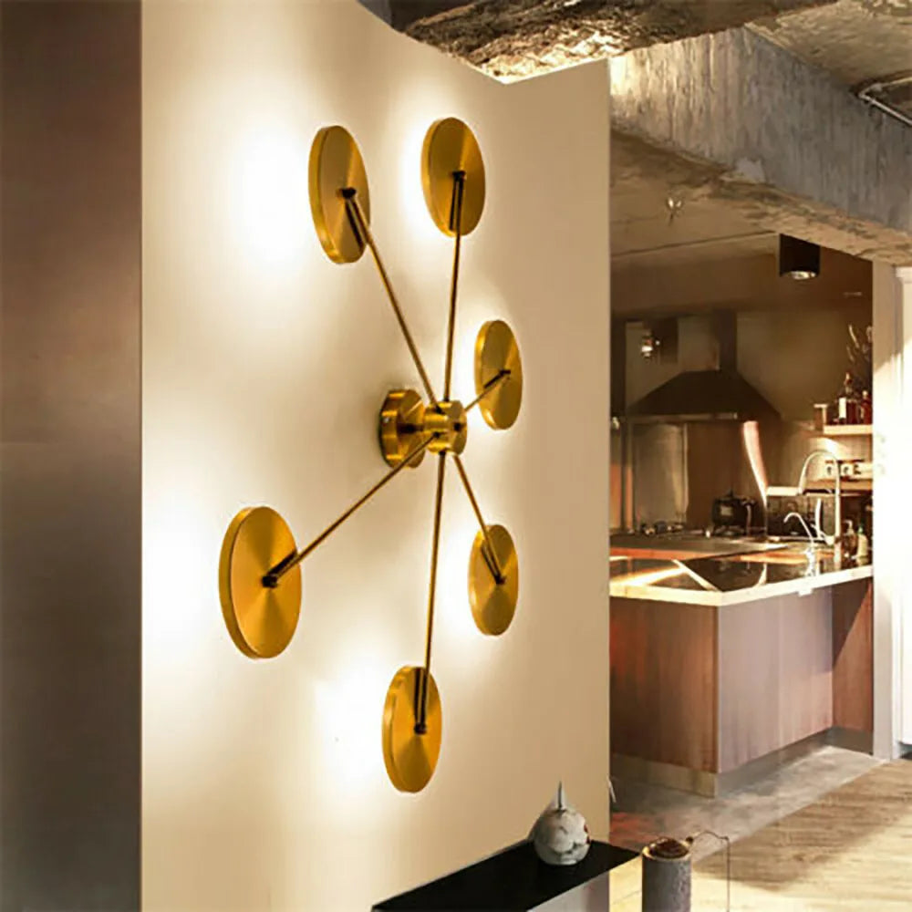 Modern Wall Sconces Sputnik Wall Light Creative Ceiling Lamp Modern Art Lights Decorations
