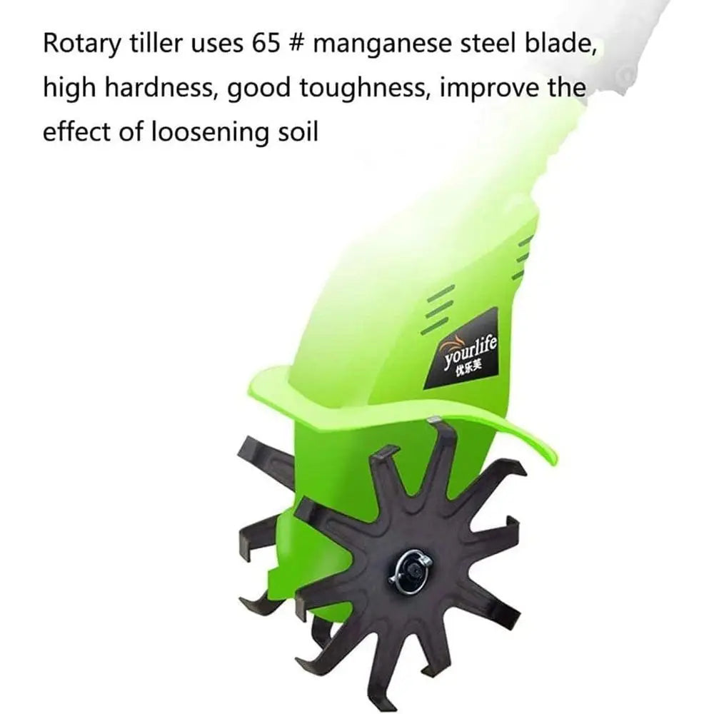 20V Cordless Electric Tiller for Gardening and Vegetable Plots, 25cm Depth Cultivator, Weeder & Power Tool