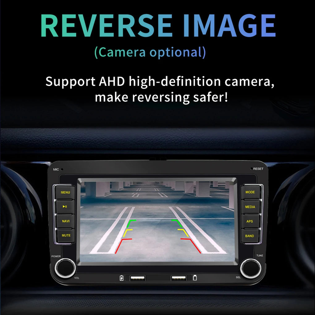 Cutting-Edge Car Radio With Steering Wheel Learning AHD Camera Built-in G-PS Receiver DAB 2+64G