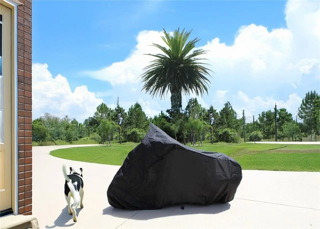 Heavy-Duty Motorcycle Cover with UV Protection, Breathable Fabric for All-Weather Vehicle Protection