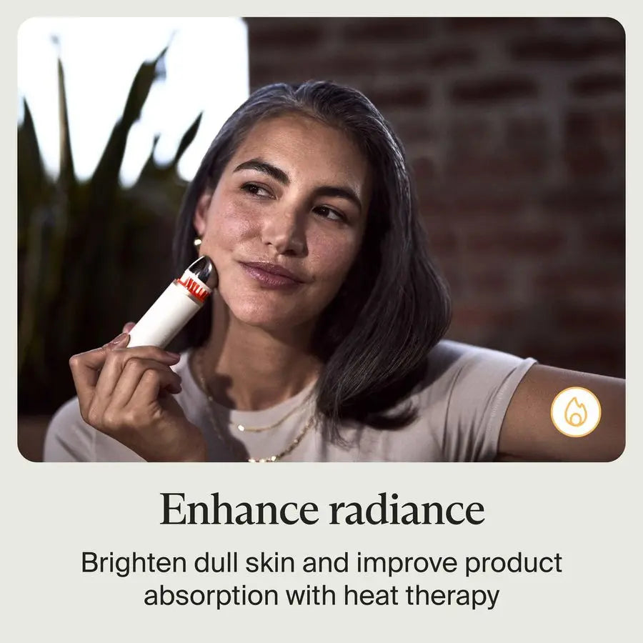 Depuffing Wand Cold and Heat Skincare Treatment to Depuff and Glow Beauty Wand, Face Roller and Eye Massager for Eye Puffiness,