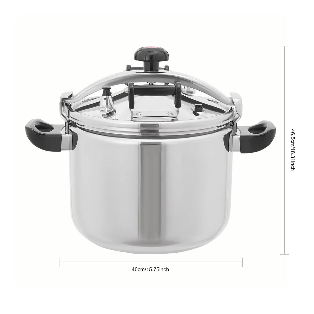40L Pressure Cooker Stainless Steel Pressure Cooker Large Pressure Stewing and Steaming Pot Time-Saving for Many Cooking Needs ﻿