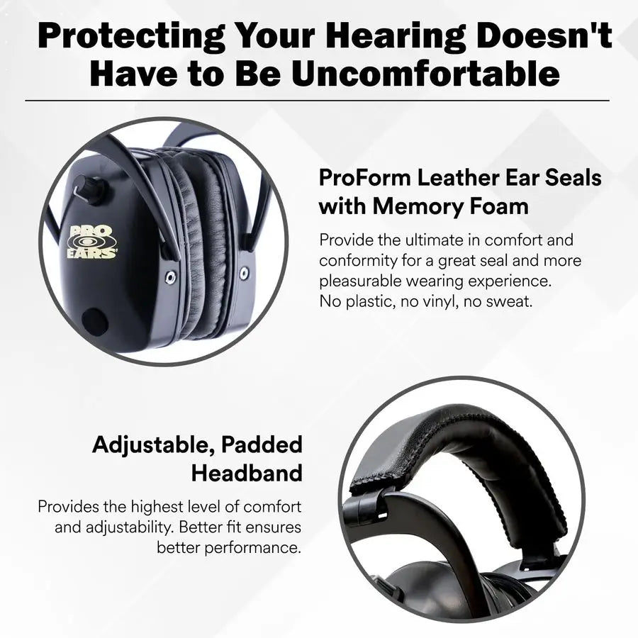 Ears Stalker Gold Electronic Hearing Protection and Amplification Earmuffs