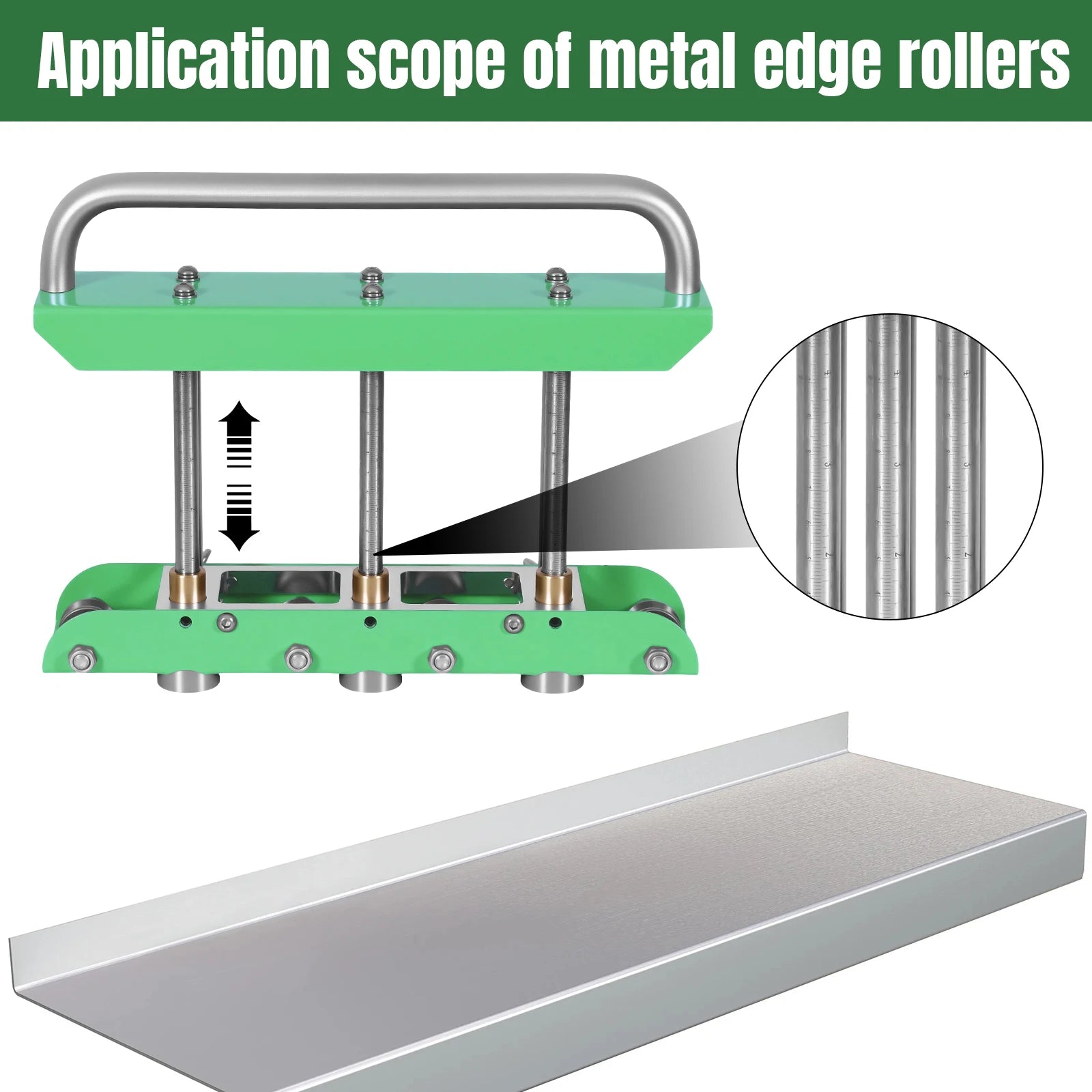 Sheet Metal Bending Machine 0-90 Bending Angle Plate Folding Machine Wear Resist Edge Roller Tool For Various Metal Roofs