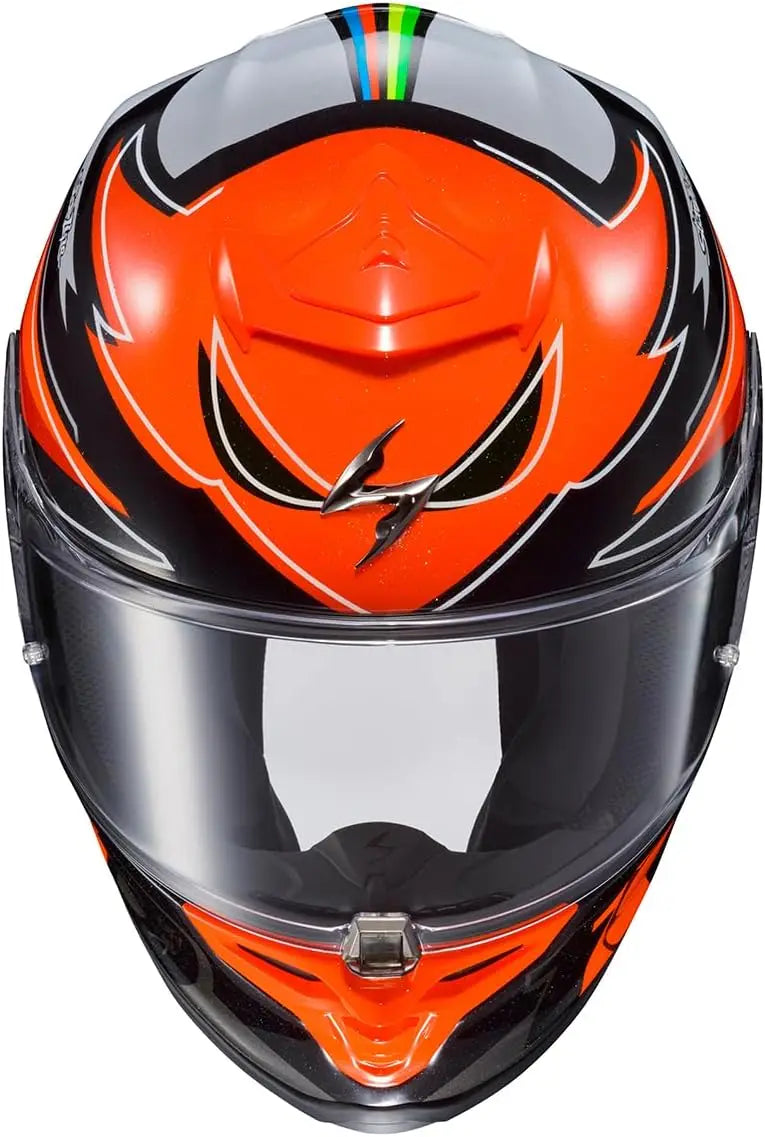 R1 Air Full Face Adult Motorcycle Helmet with Pinlock Race Ready Shield Bluetooth Speaker Pockets DOT ECE Bautista (Red/Black/Wh
