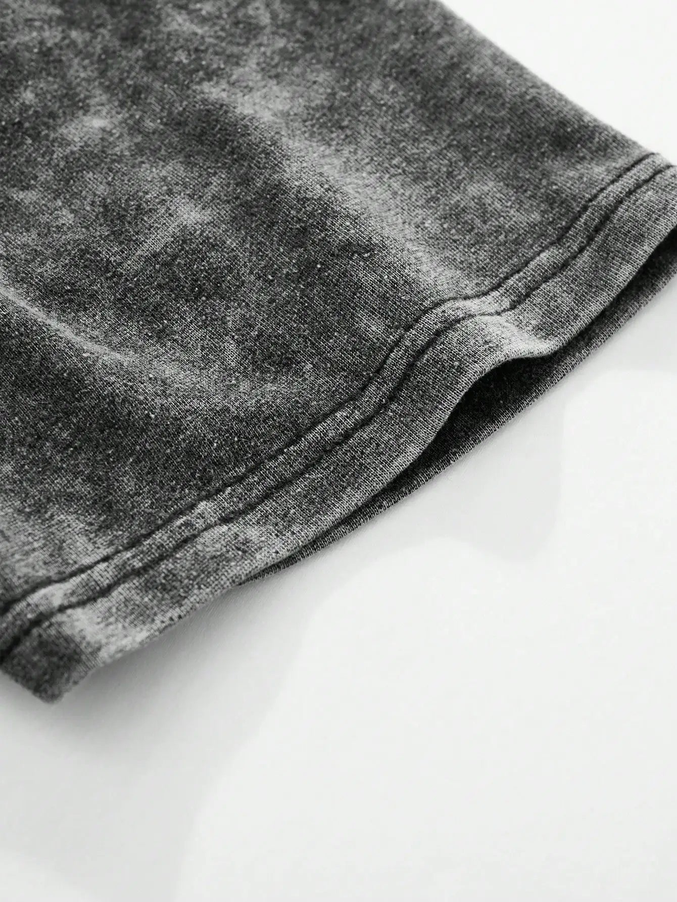 Men's Distressed Ripped Short Sleeve T-Shirt with Letter Print, Loose Fit Casual Tee for Summer