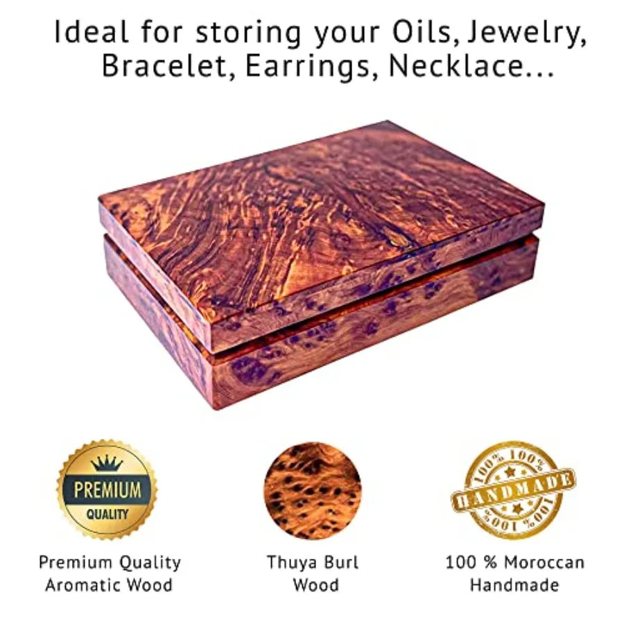 Hand Carved Wooden Multipurpose Keepsake Jewelry Decorative Art Box Storage Organizer Large wood BoxAntique (X-Large 2)