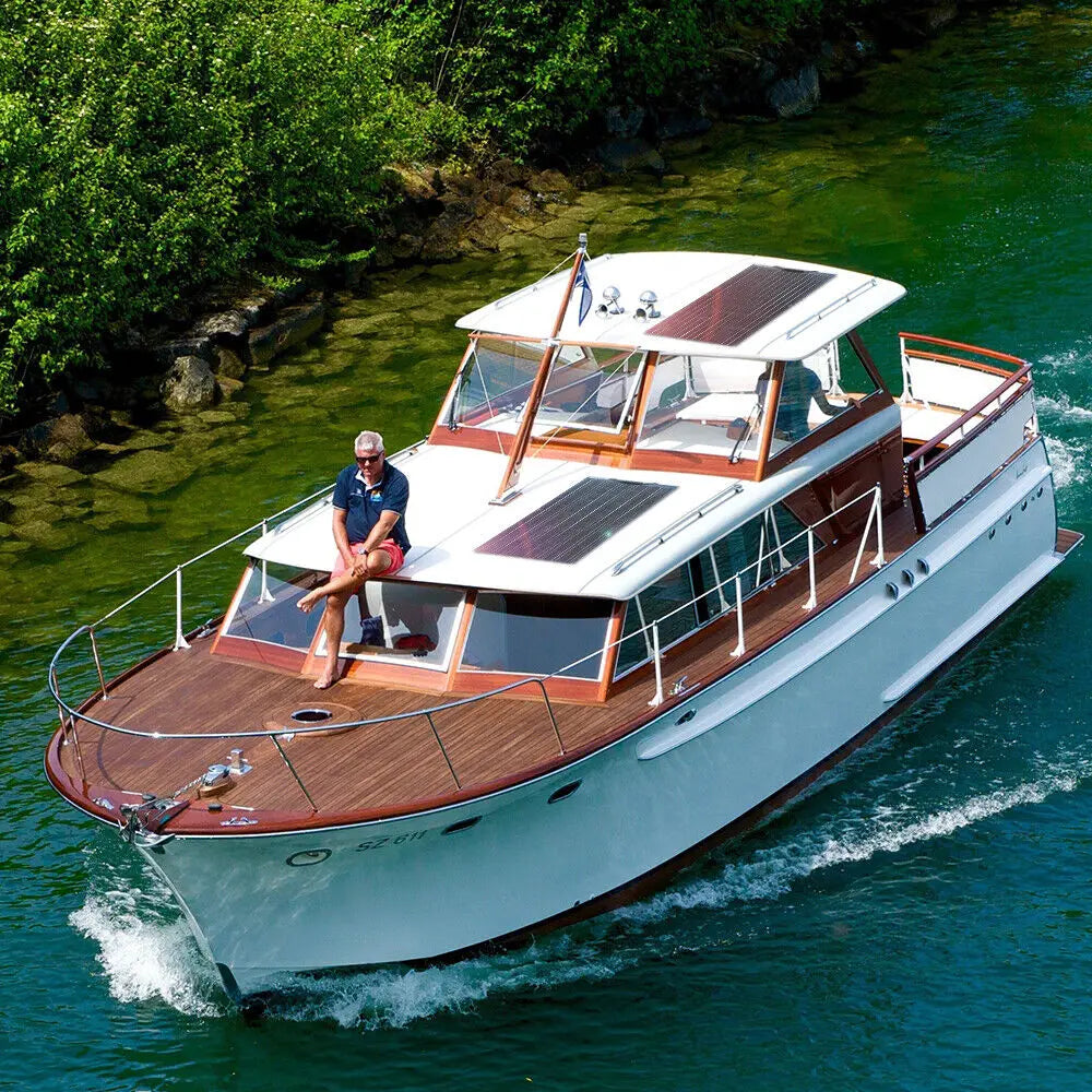 19.8V Flexible Solar Panel 200W 100W  Bendable Waterproof Monocrystalline Best Solar Panel for RV Boat Balcony Sunny House