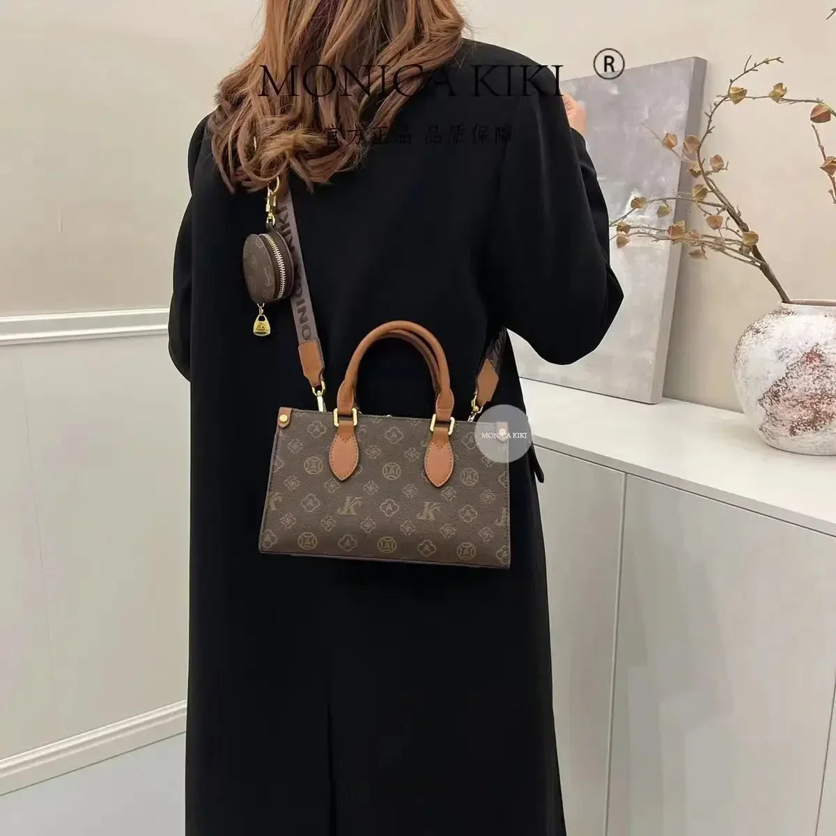 Women's Handbag Designer Vintage Style Wide Shoulder Strap Crossbody Bag BL1