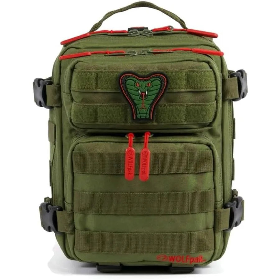 WOLFpak 9L Mini Tactical Backpack for Men and Women Compact Small Everyday Carry Bag for Gym School Travel Durable Water-Resist