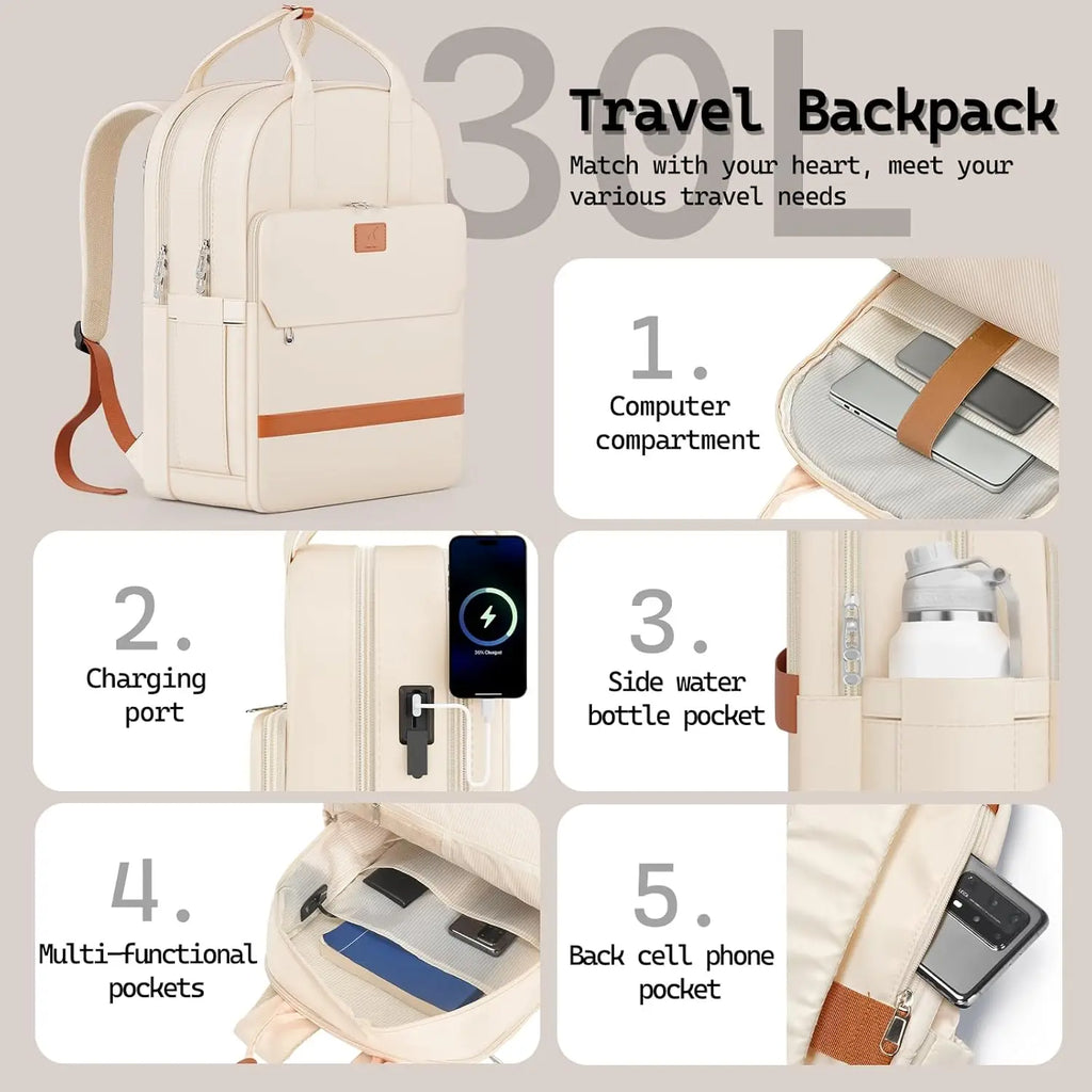 Melalenia 7-Piece Travel Luggage Set, TSA Lock, Hard Shell Lightweight Durable Suitcase with Travel Backpack and Toiletry Bag
