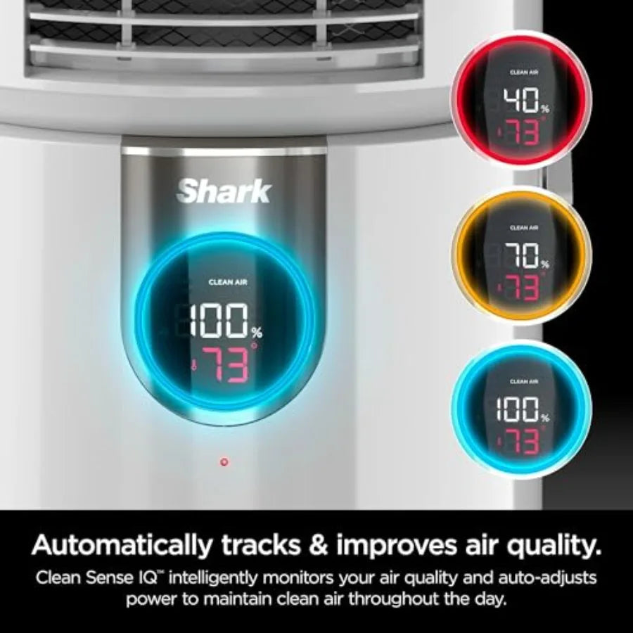 HC502 3-in-1 Clean Sense Air Purifier MAX Heater Fan with HEPA Filter for Large Rooms up to 1000 Sq Ft Ideal for Kitchens and I