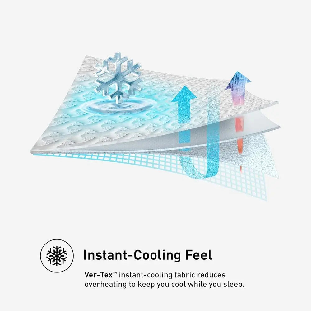 Cooling King Mattress Protector - Waterproof and Instant Cooling Mattress Cover for Bed - Deep Pockets and Adjustable Base Frien