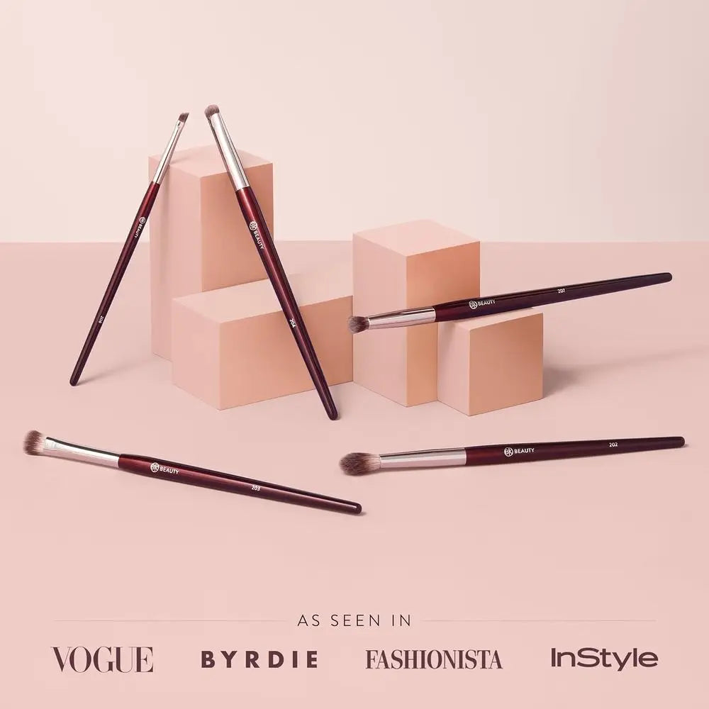 5-Piece Eye Makeup Brush Set: Blending, Smudging, and Lining Brushes for Precise Application