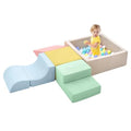 Climbing Toys for Toddlers Toddler Climbing Toys Indoor 5-Piece Foam Climbing Blocks with Ball Pit Balls not Included Soft Play