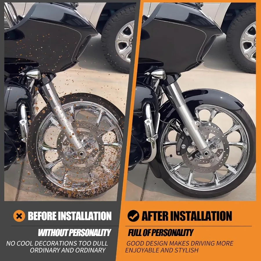 21 inch Front Fender Mudguard for Harley Touring Road King FLHR Electra Glide FLHT Street Glide FLHX 20242025 CVO Road Glide 20