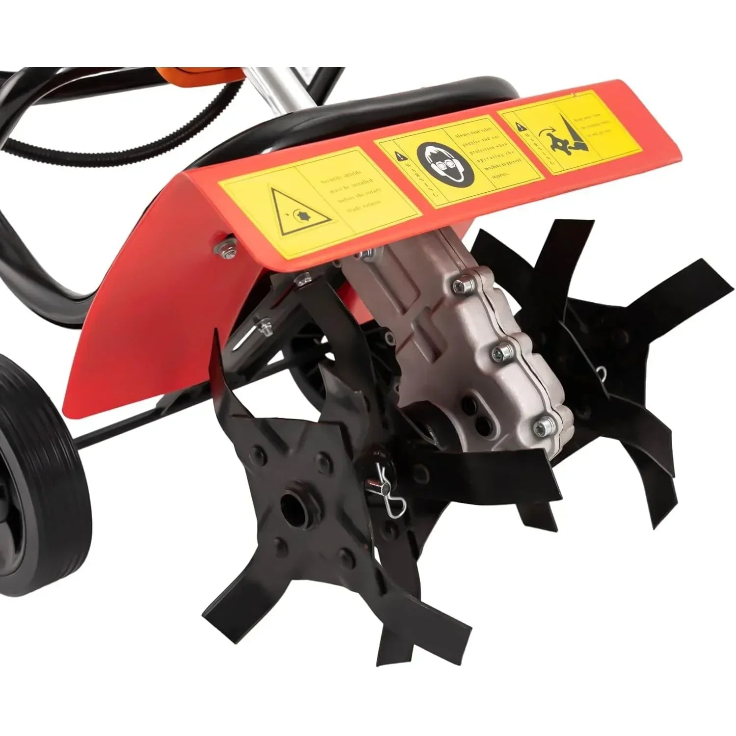 2 Stroke Mini Tiller Cultivator Garden Tiller Gas Powered Hand Rotary Cultivator Rototiller 52cc Commercial Tiller Gas Powered