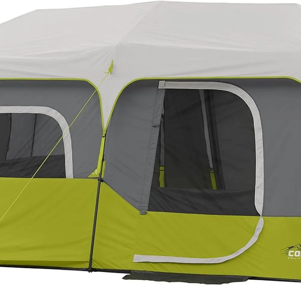9-Person Green Instant Cabin Tent, 14 Feet by 9 Feet (Model 40008)