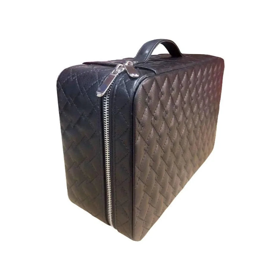 Lux Designs Large Jewelry Box/Jewelry Travel Box - Elegance On-The-Go For Ring Chain Bracelet and Watches