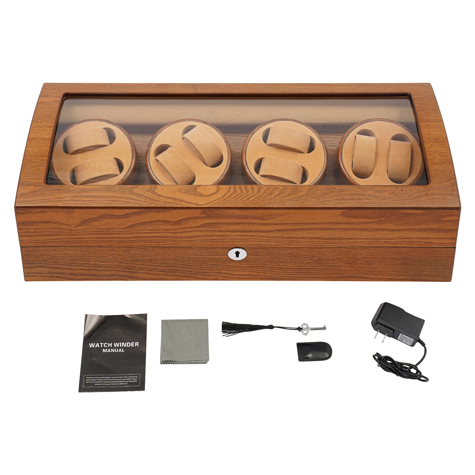 Vintage Watch Winder for Automatic Watches 8+9 Display Box Great Durability Watch Display Case