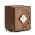 Black Walnut Wooden Jewelry Box-5 Layer Double-Door Large Wood Jewelry Boxes With Magnetic ClosureClassical Style Jewelry Organ