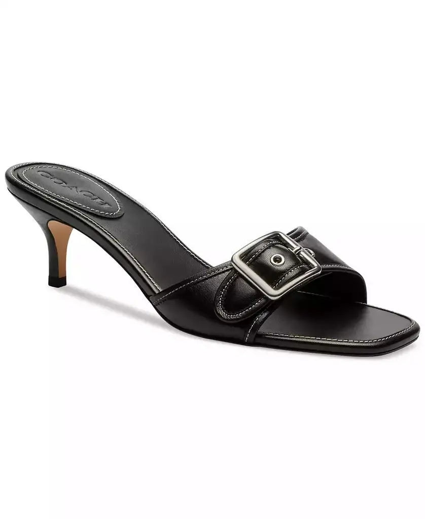 COACH | Women's Margot Kitten-Heel Slide Sandals