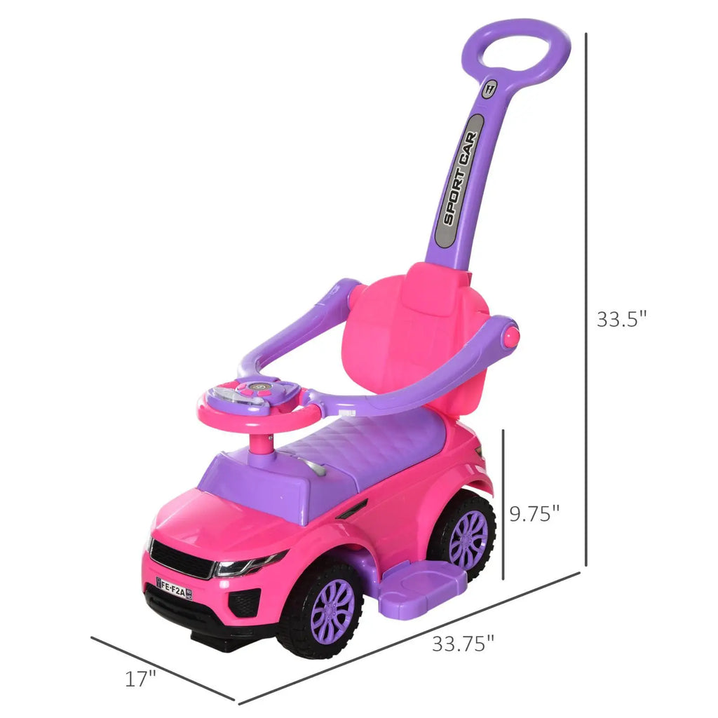 Kids Bikes Riding Toys Sturdy 3 1 Push Car Baby Ride on Music Horn Light for Child Walking Travel Fun