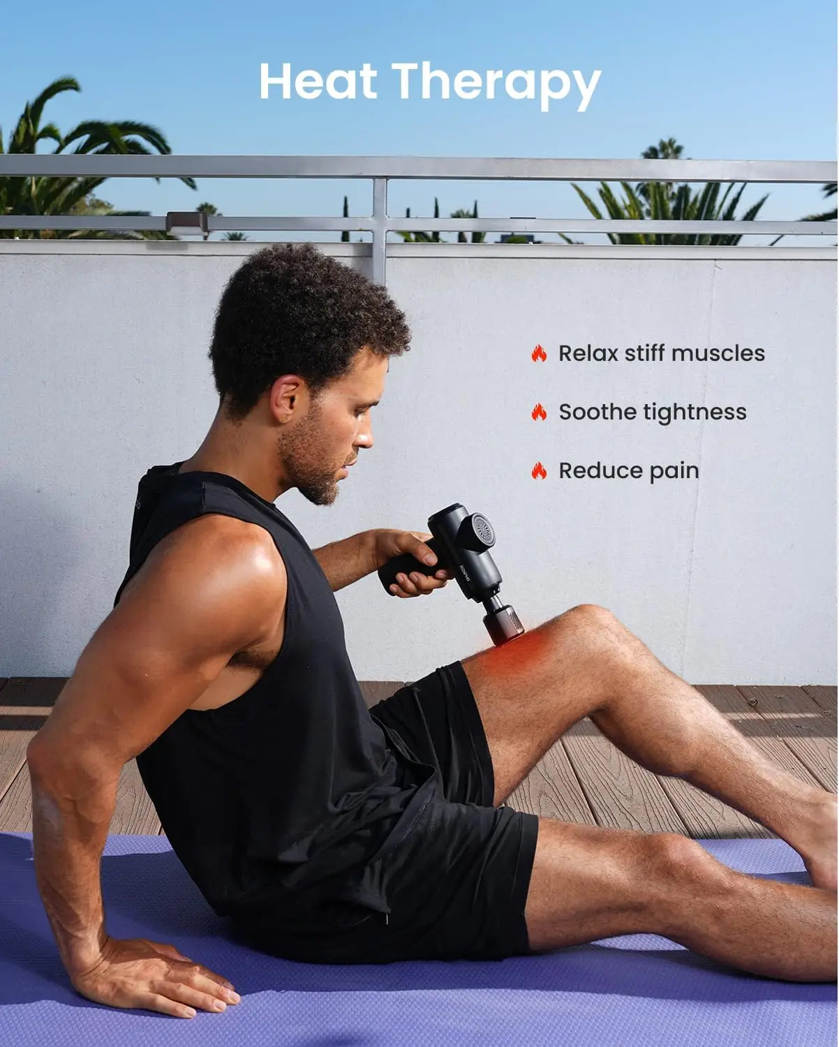 Thermacool 2 Massage Gun with Heat & Cold, 2026 Upgraded Deep Tissue Percussion for Athletes, FSA/HSA Approved