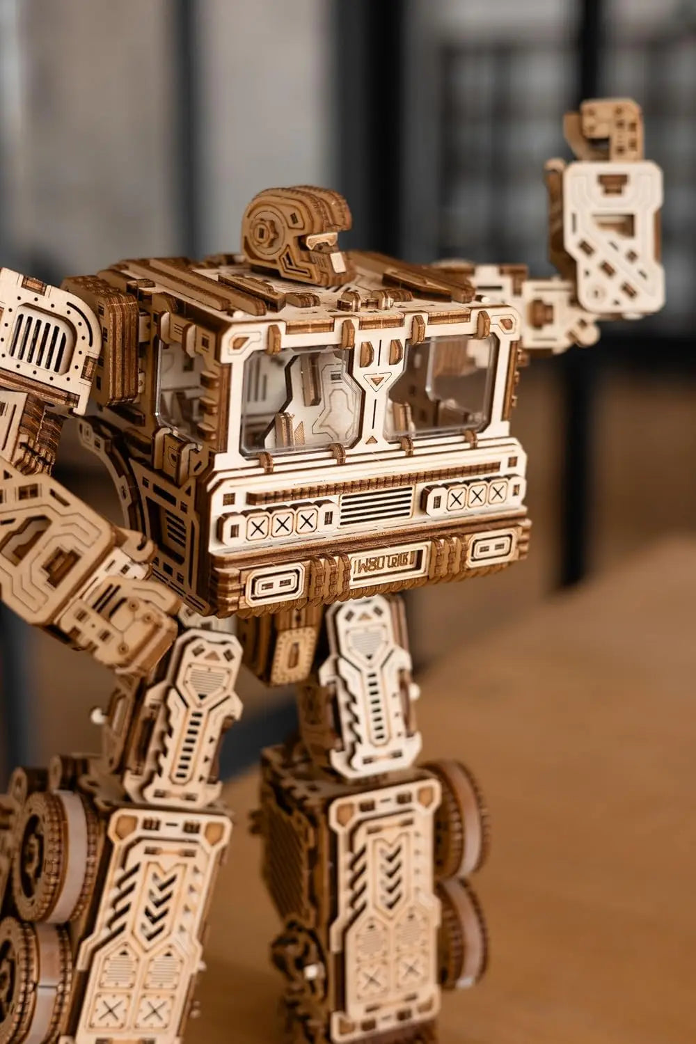 Timbertron Robot & Truck 3D Wooden Puzzles for Adults and Kids to Build - Rides up to 9 ft - Wooden Models Engineering DIY Proje