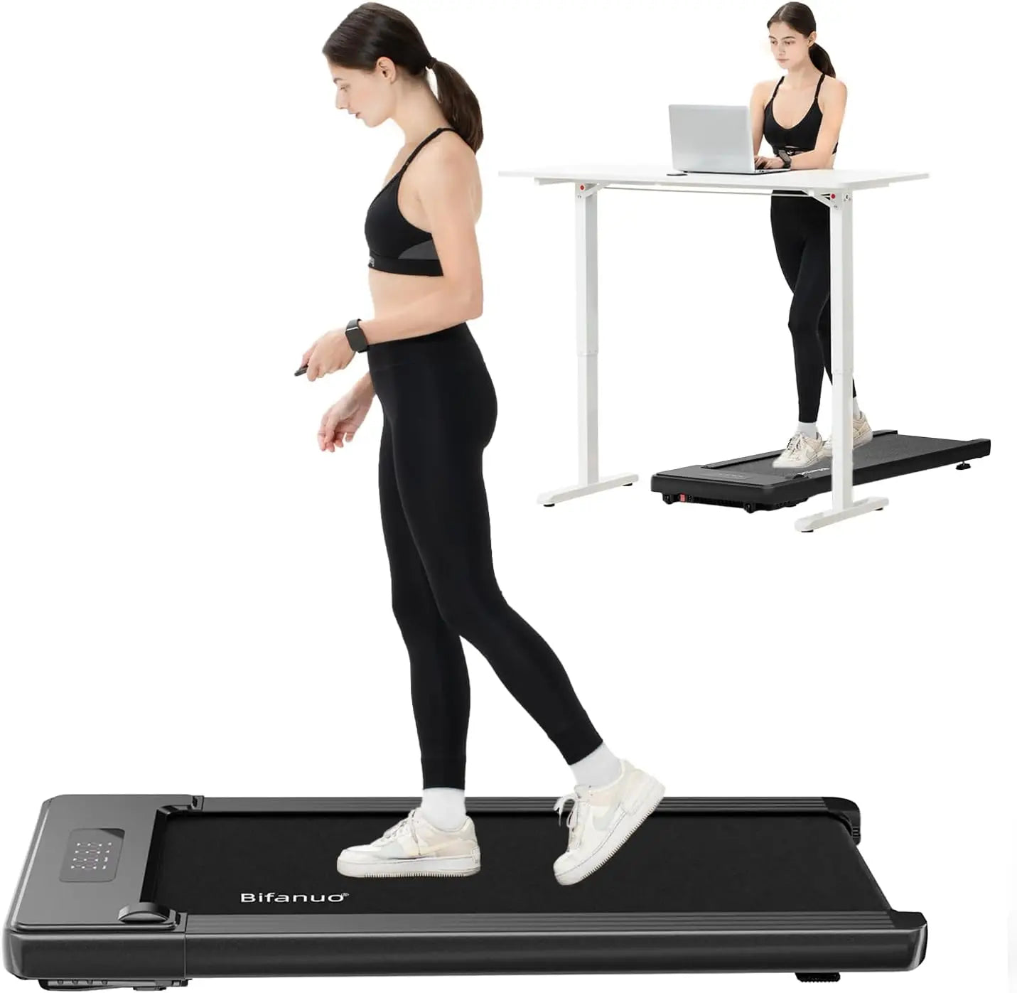 Walking Pad - Under Desk Treadmill, Treadmills For Home/Office, Portable Treadmill, Walking Pad Treadmill Under Desk With Remote