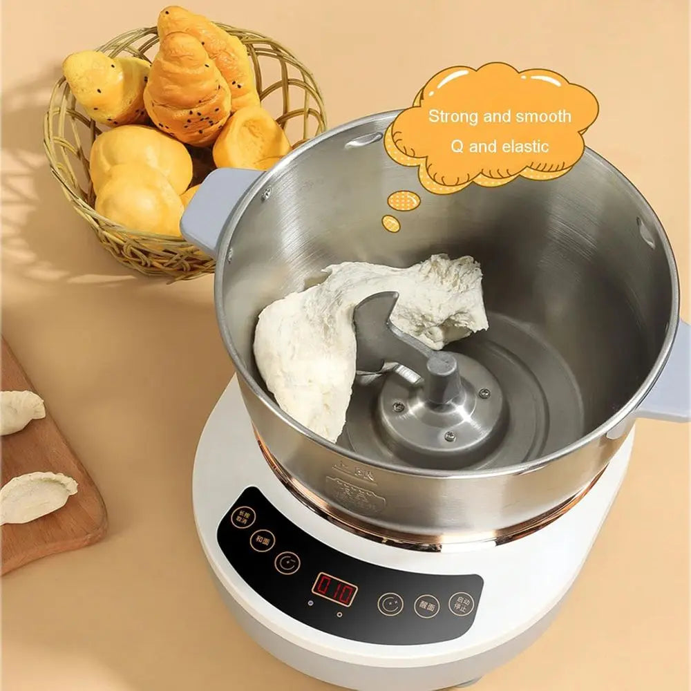 Stainless Steel Maker, 5L/7L Flour Mixer Machine, Kneading Machine with Ferment Function, Electric Stand Dough