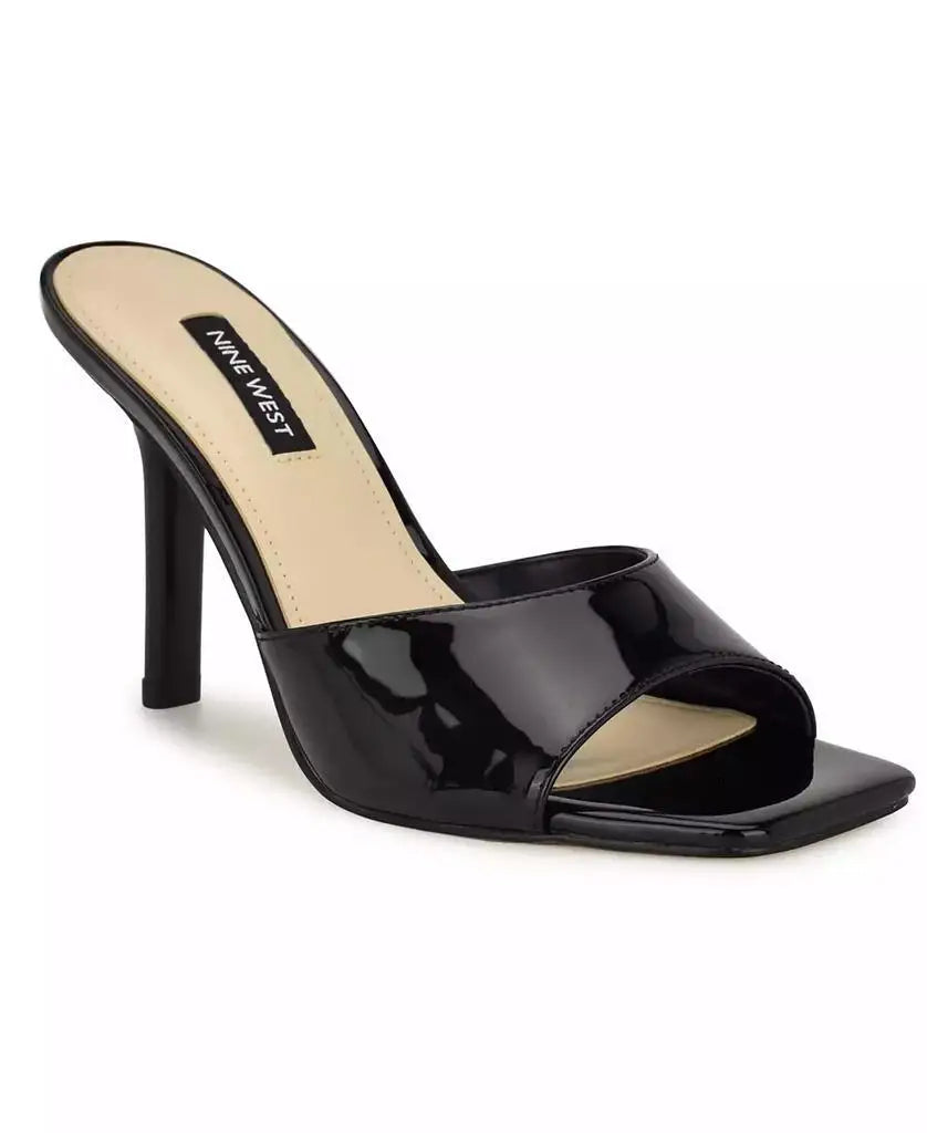 Nine West | Women's Disko Square Toe Stiletto Sandals
