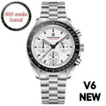 PAGANI DESIGN V5 PD1701 Moon Watches Luxury Quartz Watch For Men Sport Speed Chronograph AR Sapphire glass 100M Waterproof 2025