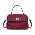 2025 NEW Autumn winter women's Natural Suede leather Crossbody Bag luxury designer Genuine Leather commuting messenger bag