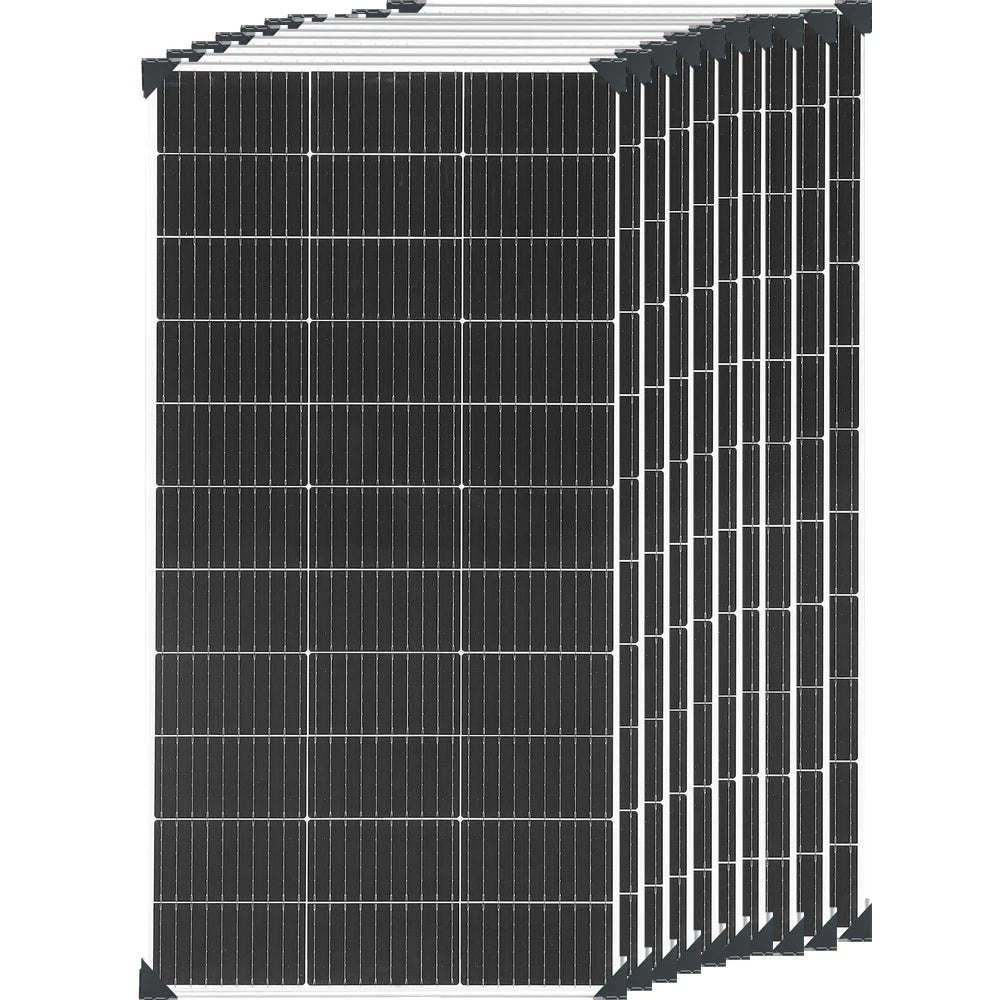 18V Solar Panel 1200W 600W Waterproof Monocrystalline Best Solar Panel 1- 10pcs 120W China Charging Camping RV Boat battery Home