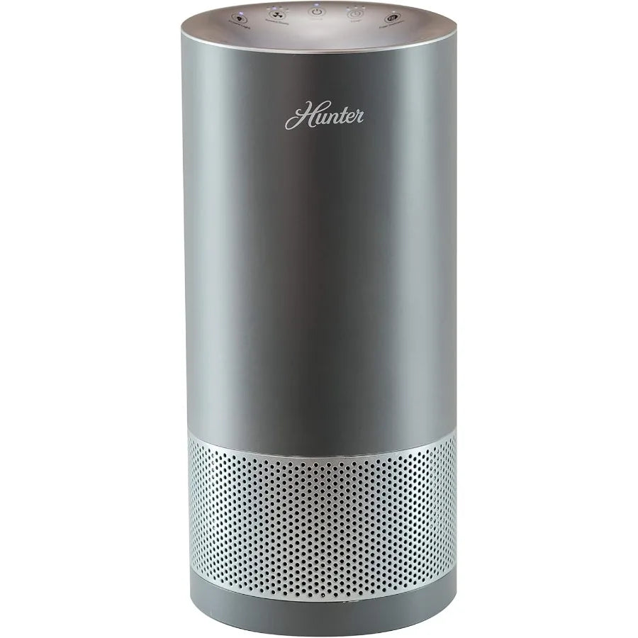 Fan Company HP400 Round Tower Air Purifier Designed for Small Rooms with True HEPA Filtration and EcoSilver Pre-Filter to Effec