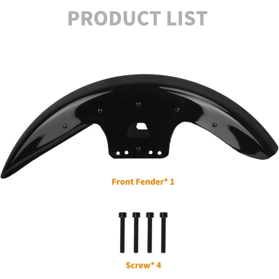 Front Fender 19 Wheels Wrap Mudguard for Harley Touring Road King FLHR Electra Glide FLHT Street Glide FLHX CVO Road Glide 2014
