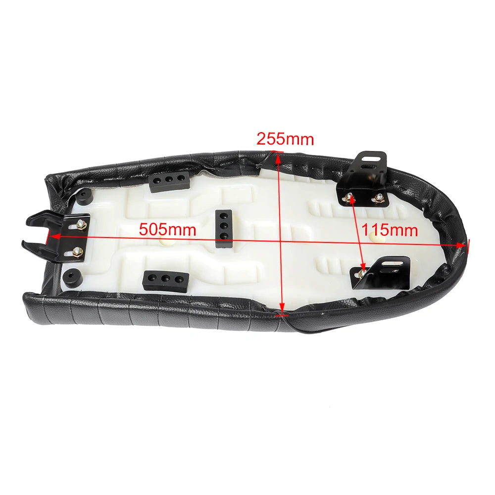 Motorcycle Cafe Racer Vintage Replacement Hump Saddle Seat Bag Suitable Hump Cushion For Yamaha Kawasaki Honda Cg125