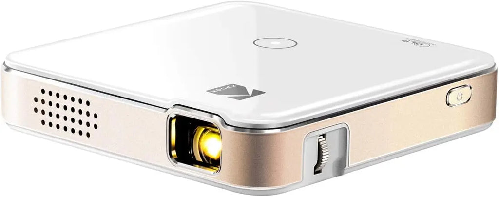 Ultra Mini Pocket Pico Projector with Rechargeable Battery, 1080P Support, Wireless LED DLP for iPhone and Android